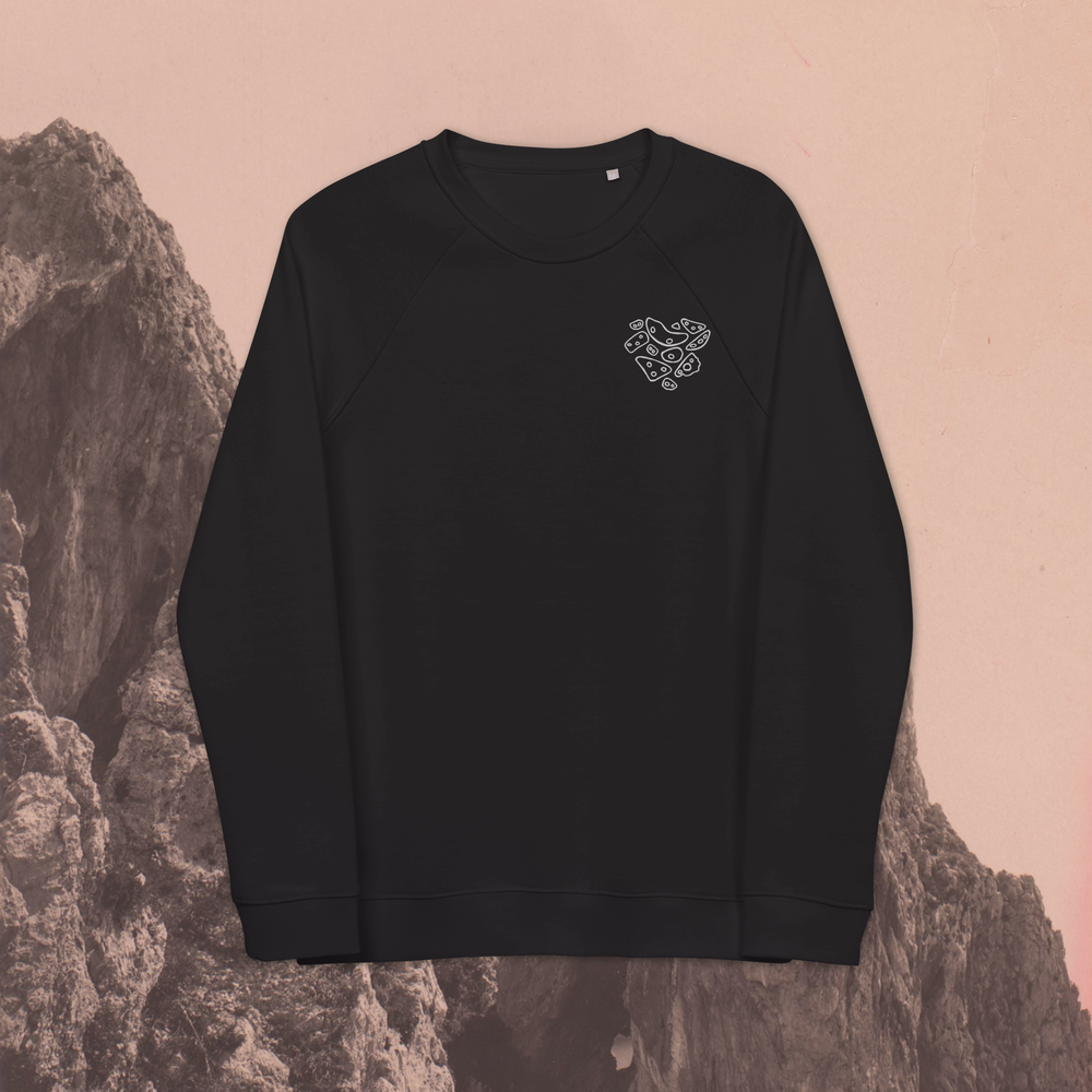 Rock Climbing Heart Embroidered Sweatshirt