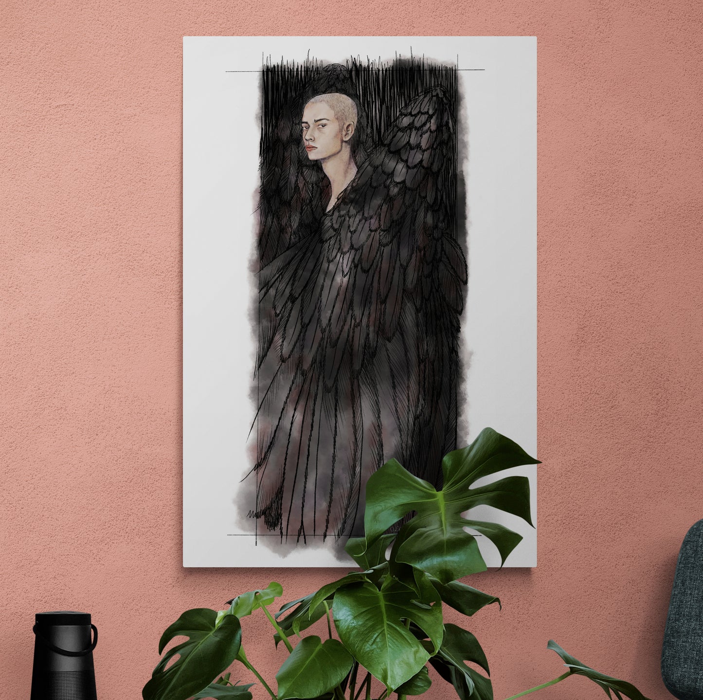 Dark Wings Art Print